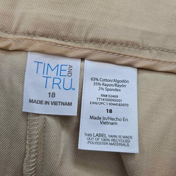 Capri Pants Women's Size 18 NEW #820 - Picture 3 of 5